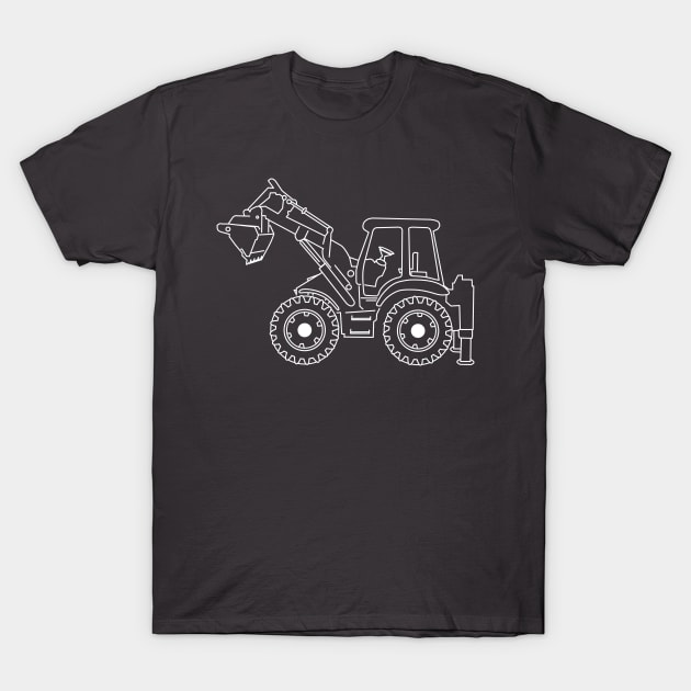 Truck - excavator T-Shirt by Aurealis